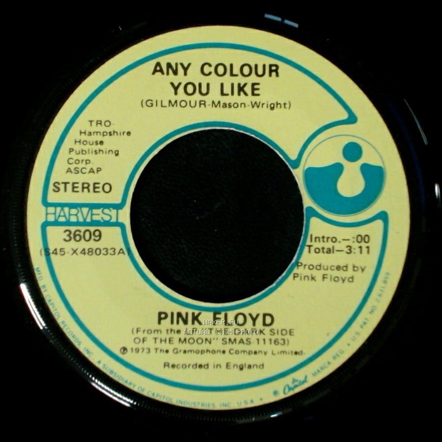 Pink Floyd - Any Colour You Like / Money side A