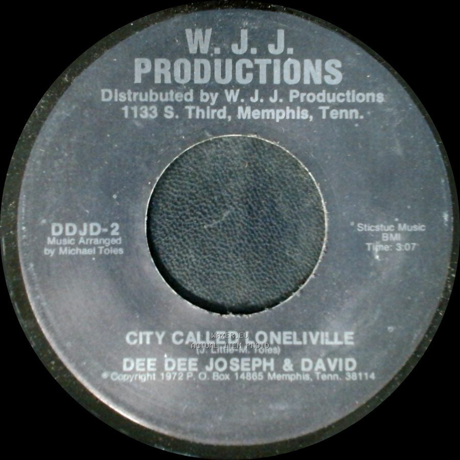 Dee Dee Joseph & David - City Called Loneliville / Devil Made Me Do It side A