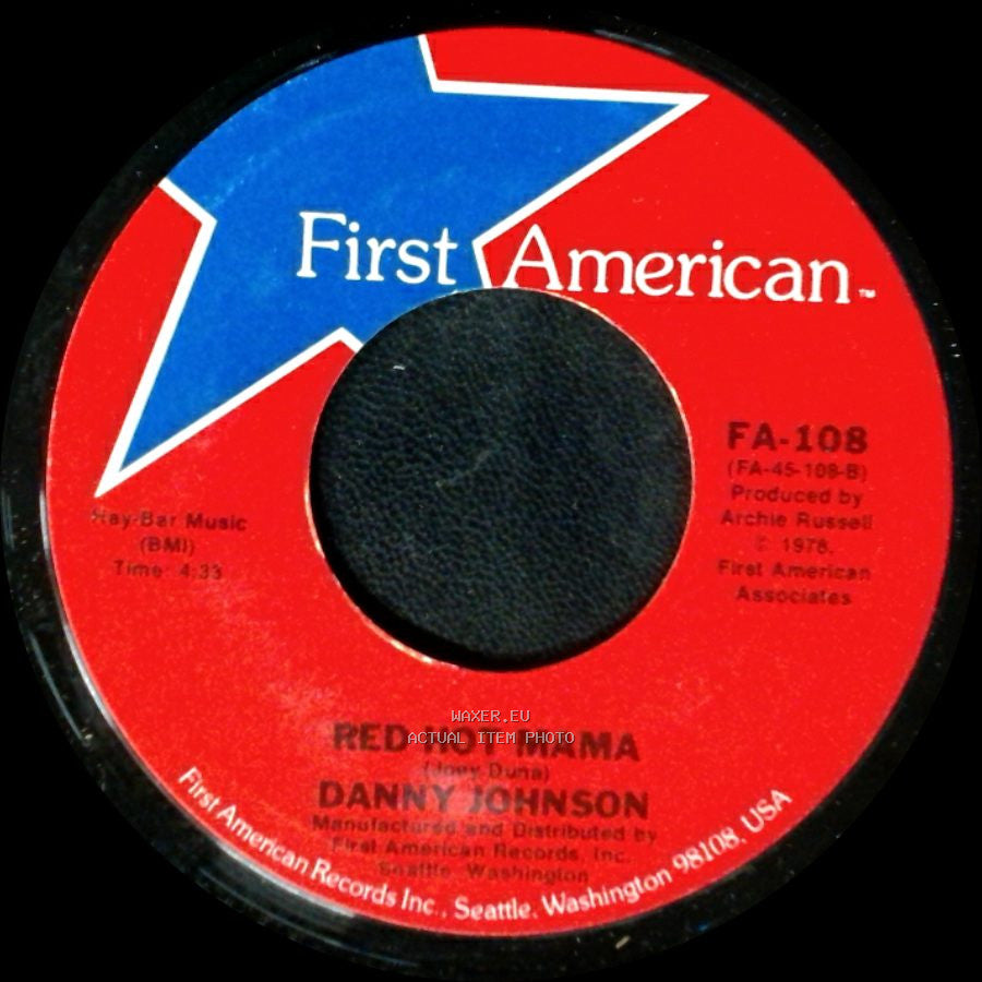 Danny Johnson - Future Past / Red Hot Mama side A