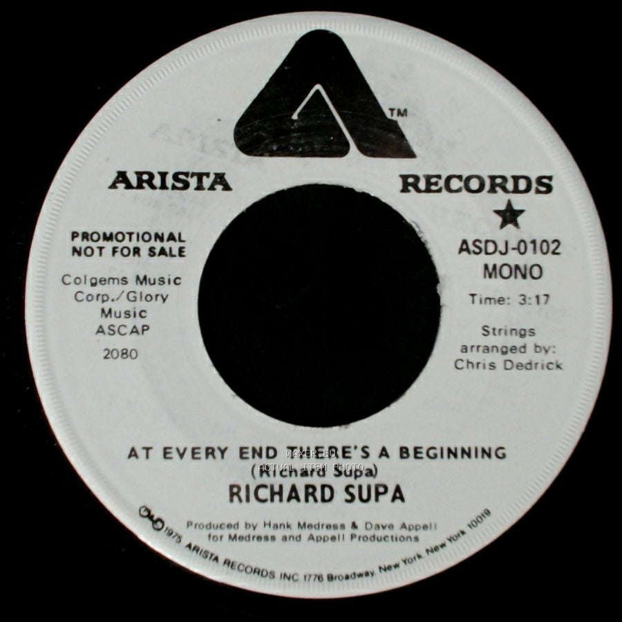 Richard Supa - At Every End There's A Beginning / At Every End There's A Beginning side A