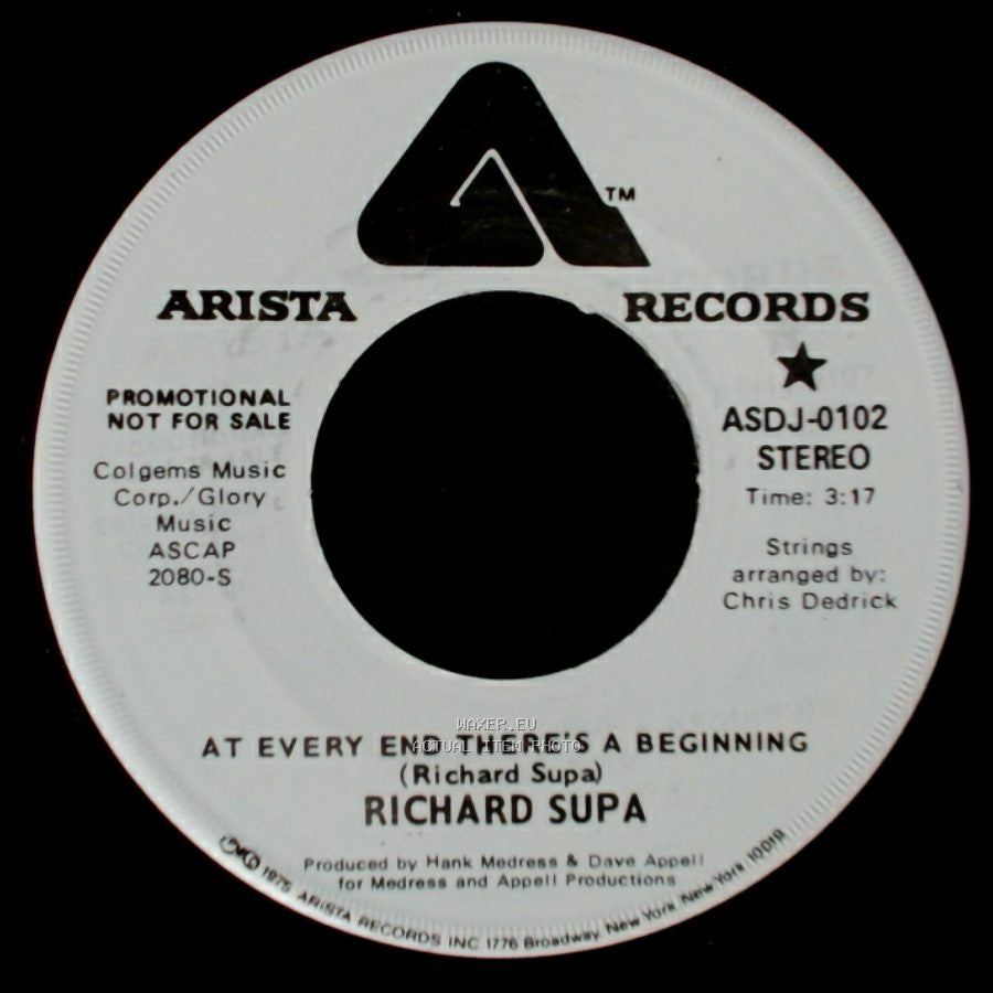 Richard Supa - At Every End There's A Beginning / At Every End There's A Beginning side B
