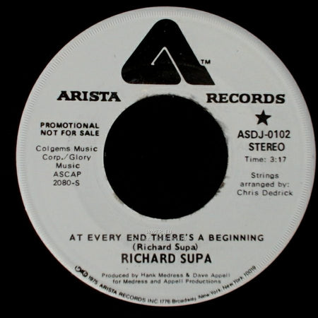 Richard Supa - At Every End There's A Beginning / At Every End There's A Beginning side A