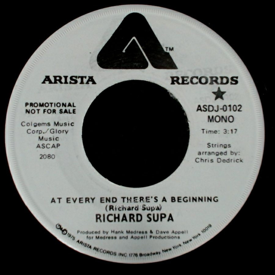 Richard Supa - At Every End There's A Beginning / At Every End There's A Beginning side B