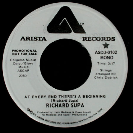 Richard Supa - At Every End There's A Beginning / At Every End There's A Beginning side B
