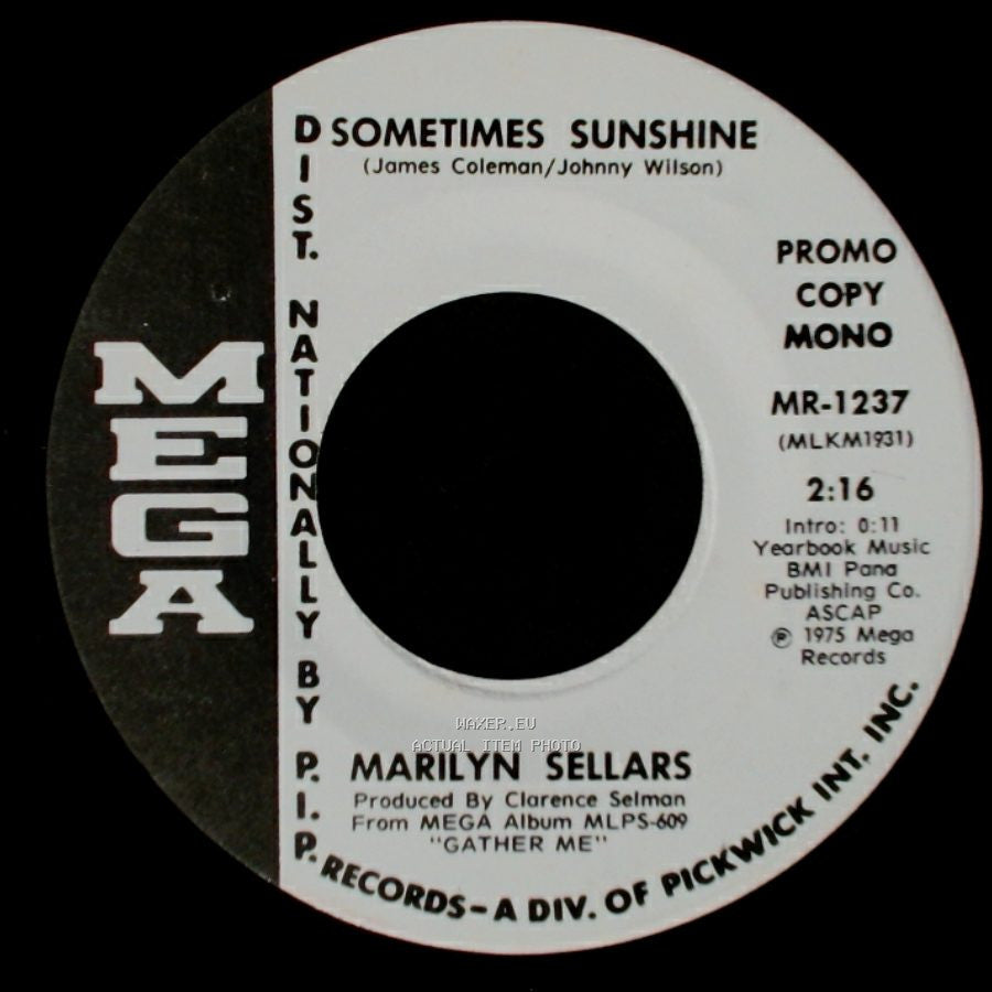 Marilyn Sellars - Sometimes Sunshine / Sometimes Sunshine side A