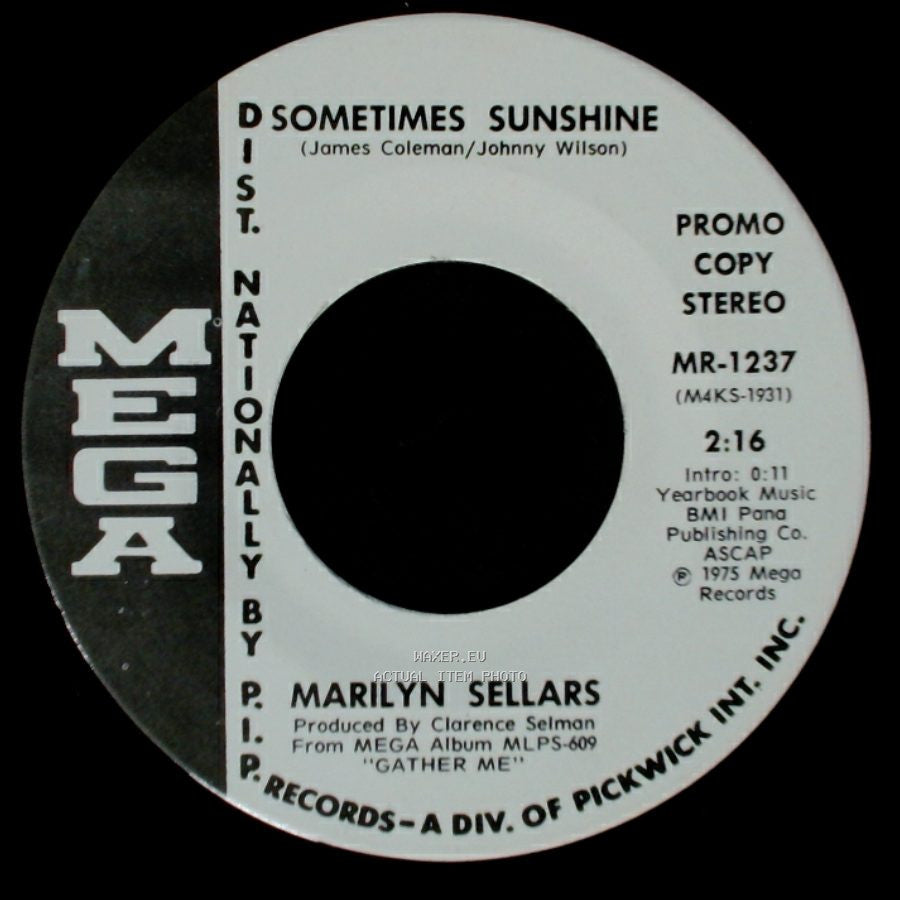 Marilyn Sellars - Sometimes Sunshine / Sometimes Sunshine side B