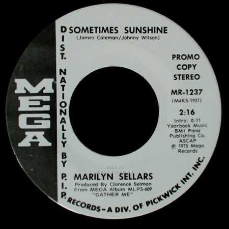 Marilyn Sellars - Sometimes Sunshine / Sometimes Sunshine side B