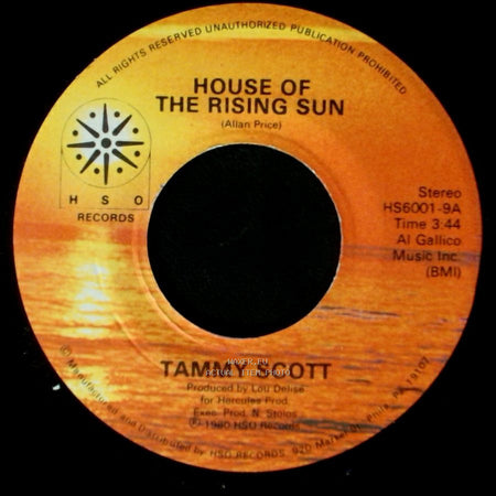 Tammy Scott - House Of The Rising Sun / Another Fall In Philadelphia side A
