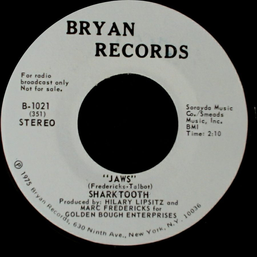 Sharktooth - "Jaws" / Jaws side B