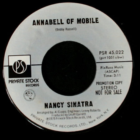 Nancy Sinatra - Annabell Of Mobile / Annabell Of Mobile side A