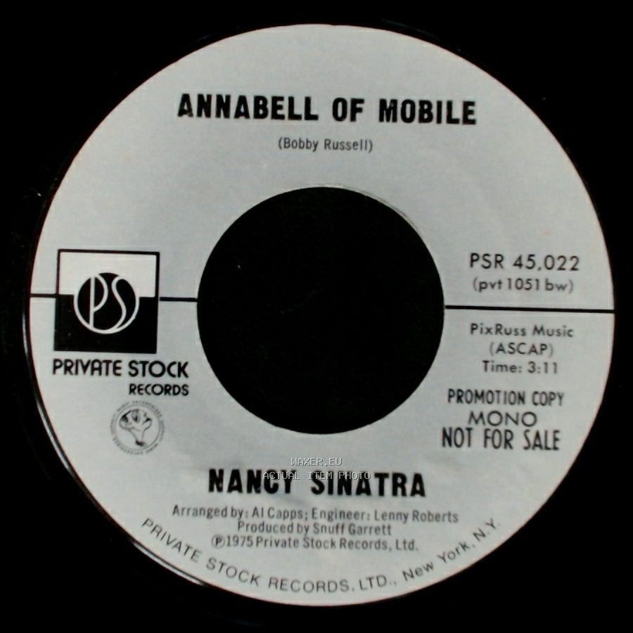 Nancy Sinatra - Annabell Of Mobile / Annabell Of Mobile side B