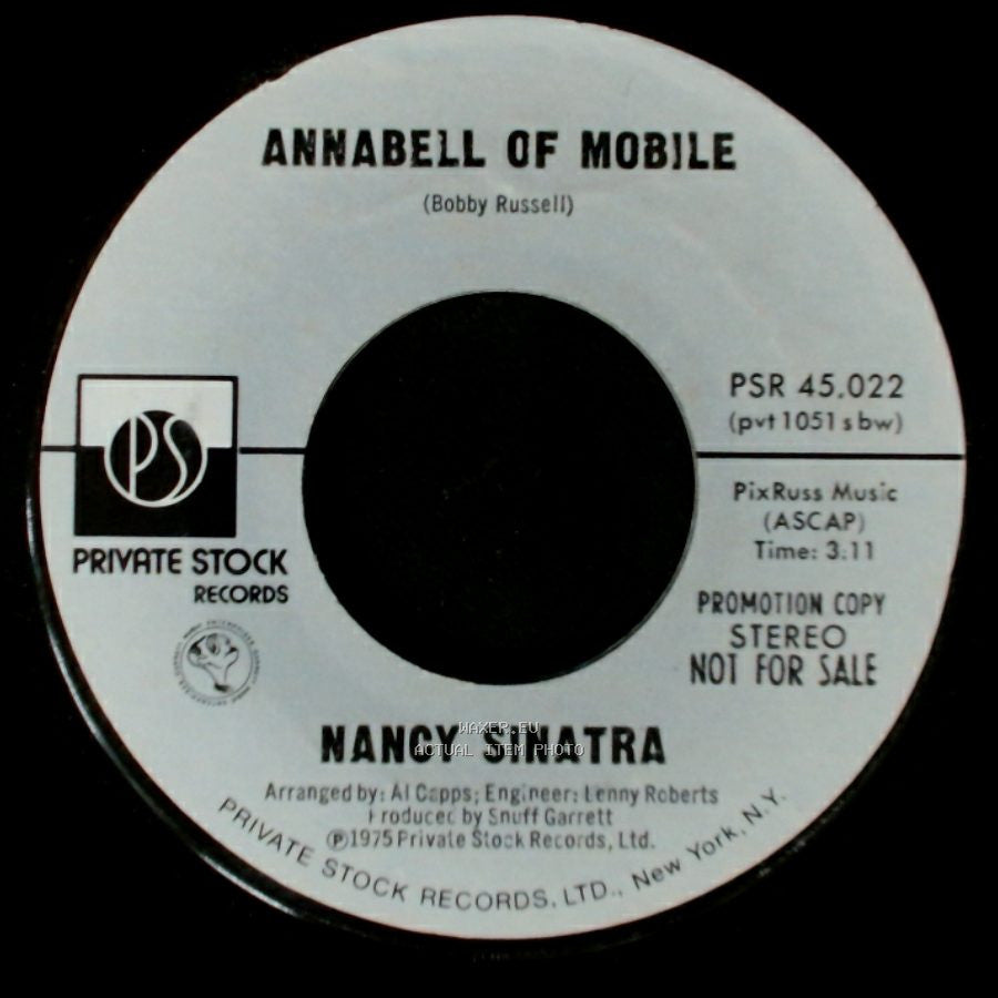 Nancy Sinatra - Annabell Of Mobile / Annabell Of Mobile side A