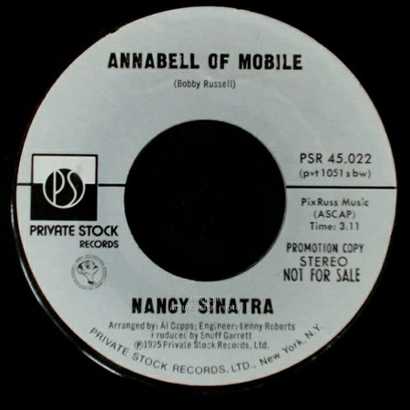 Nancy Sinatra - Annabell Of Mobile / Annabell Of Mobile side A