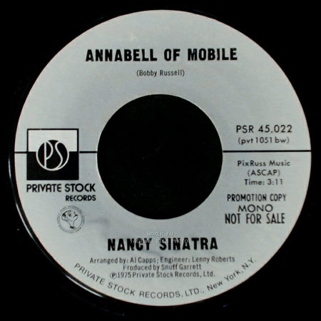 Nancy Sinatra - Annabell Of Mobile / Annabell Of Mobile side B