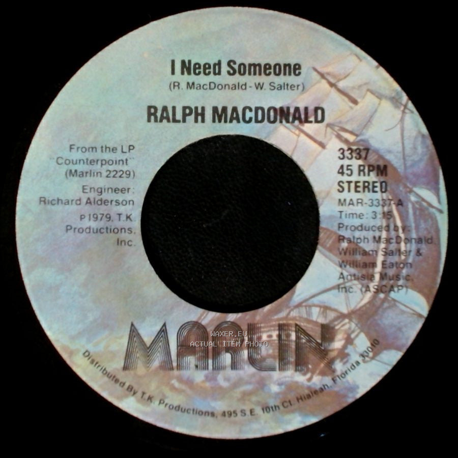 Ralph Macdonald - I Need Someone / Discolypso side A
