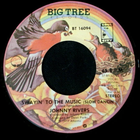 Johnny Rivers - Outside Help / Swayin' To The Music (Slow Dancin') side B