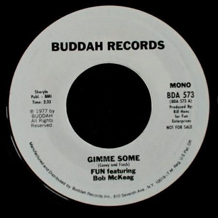 Fun Featuring Bob Mckeag - Gimme Some / Gimme Some side B