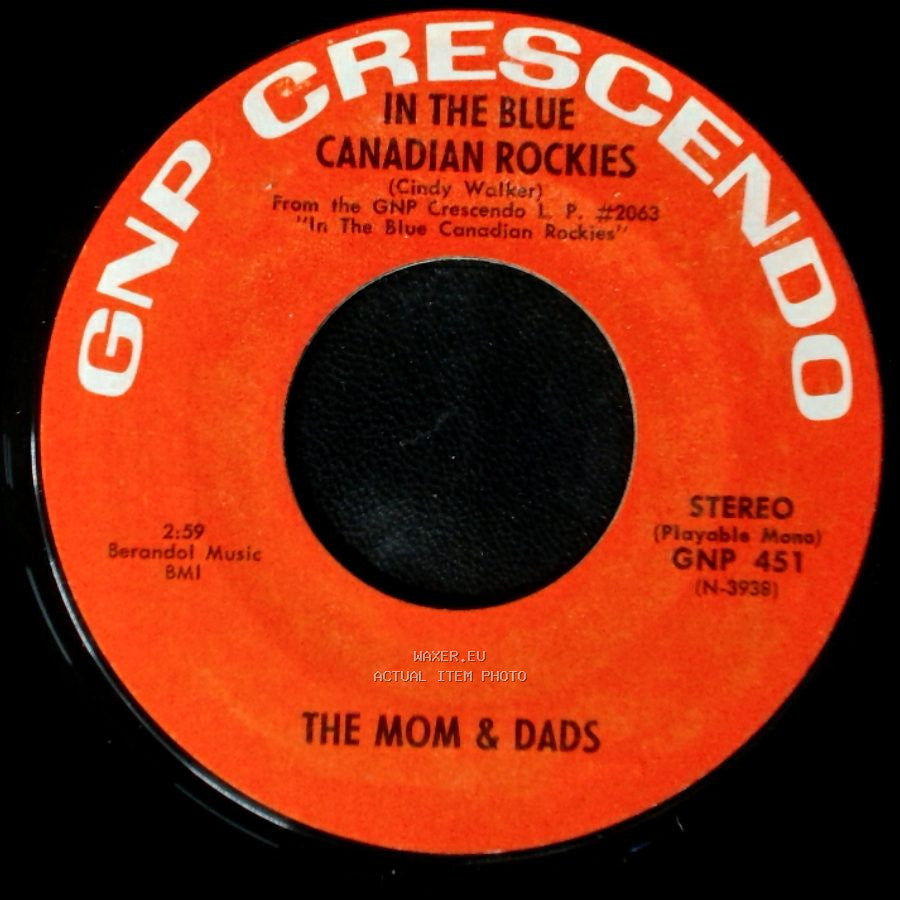 The Mom & Dads - In The Blue Canadian Rockies / Blue Skirt Waltz side A