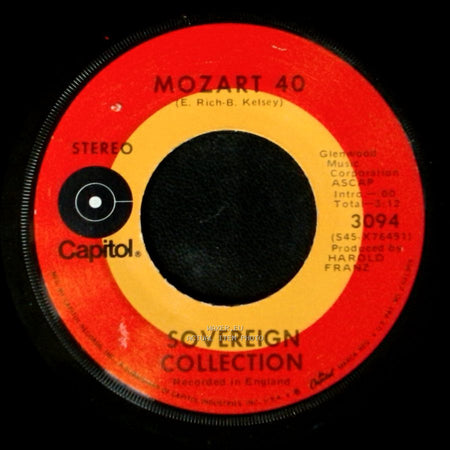 Mozart 40 / Sovereign Collection - Unknown Title A / Hullaballoo Of The Butterflies side A