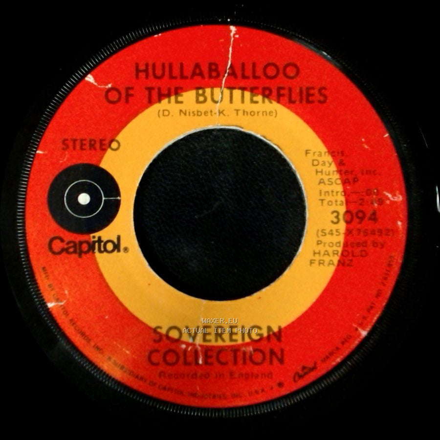Mozart 40 / Sovereign Collection - Unknown Title A / Hullaballoo Of The Butterflies side B