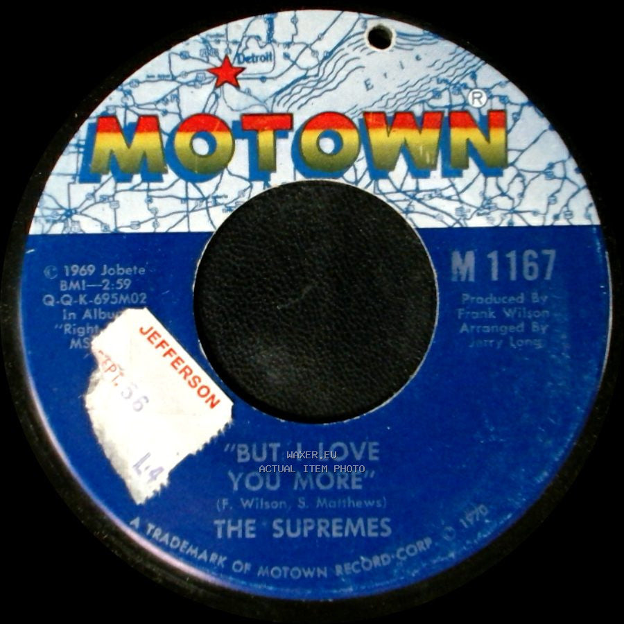 The Supremes - Everybody's Got The Right To Love / But I Love You More side B
