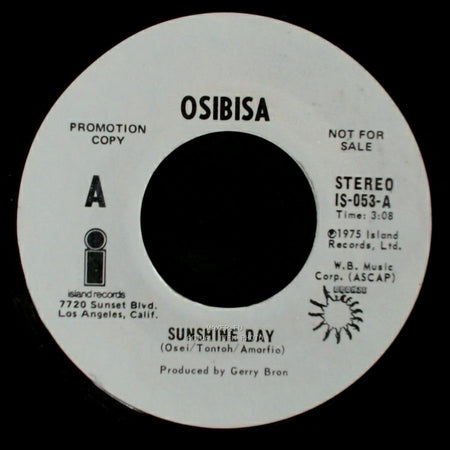 Osibisa - Sunshine Day / Sunshine Day side A