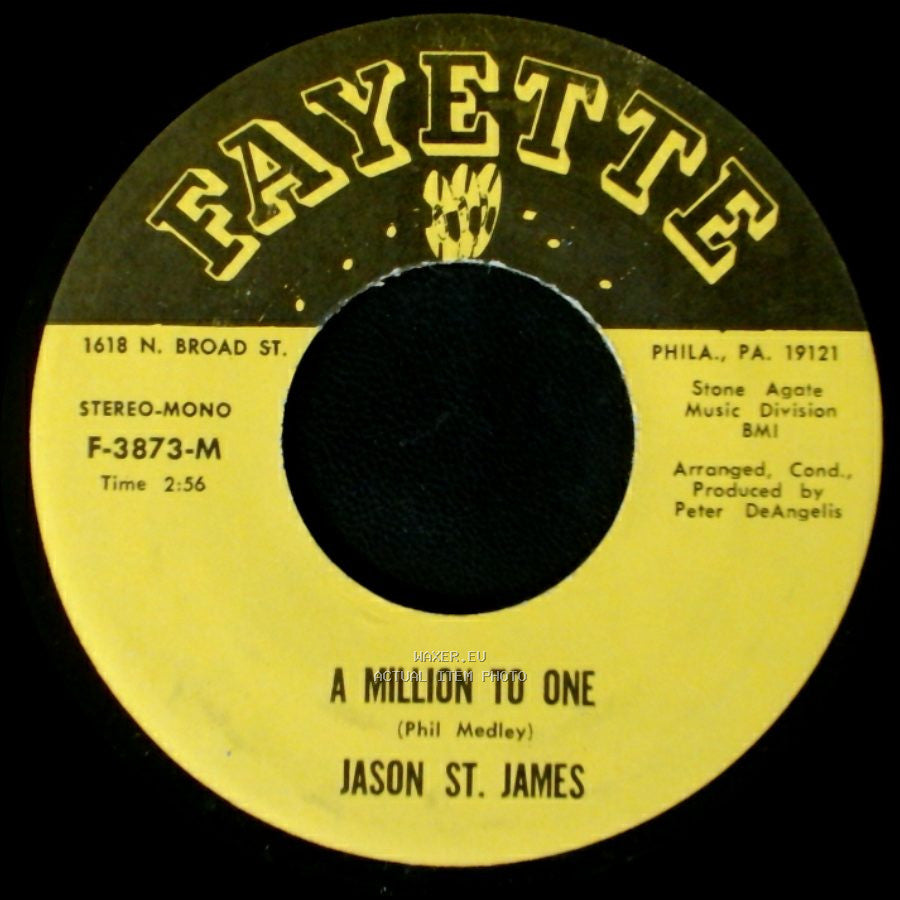 Jason St. James - A Million To One / I Should Care side A