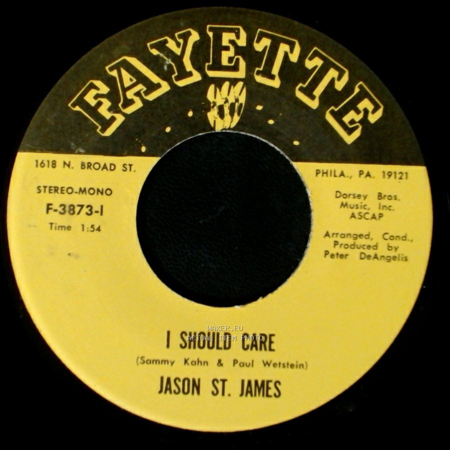 Jason St. James - A Million To One / I Should Care side B