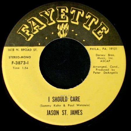 Jason St. James - A Million To One / I Should Care side B