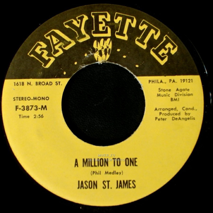 Jason St. James - A Million To One / I Should Care side A