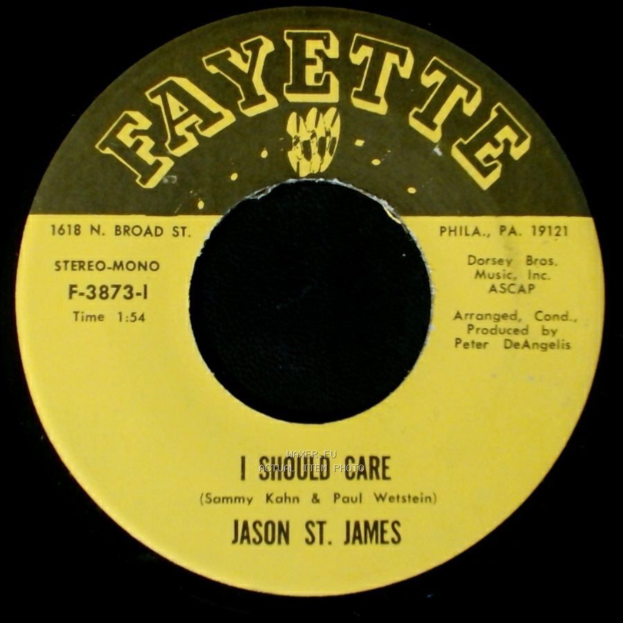 Jason St. James - I Should Care / A Million To One side A