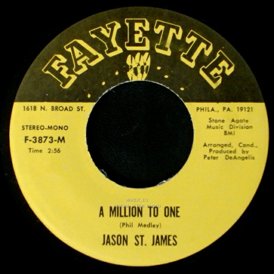 Jason St. James - I Should Care / A Million To One side B