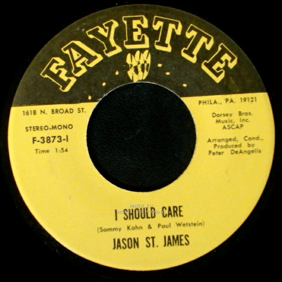 Jason St. James - I Should Care / A Million To One side A