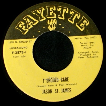 Jason St. James - I Should Care / A Million To One side A