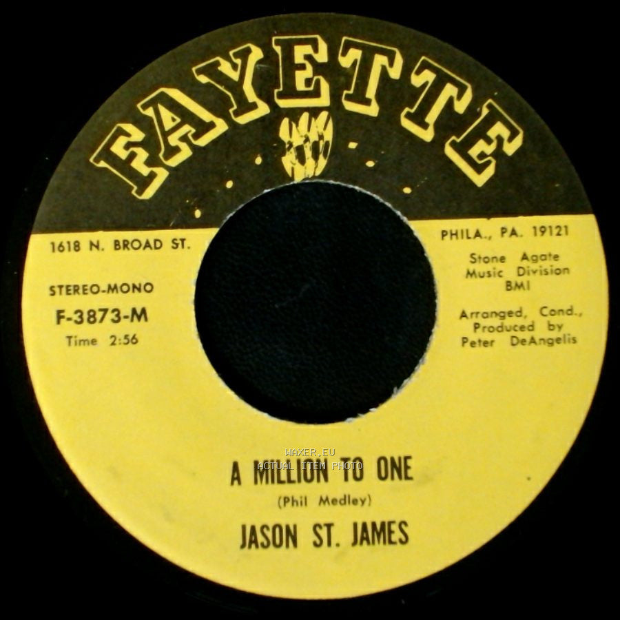 Jason St. James - A Million To One / I Should Care side A