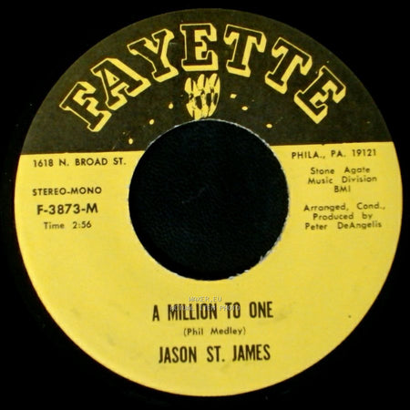 Jason St. James - A Million To One / I Should Care side A