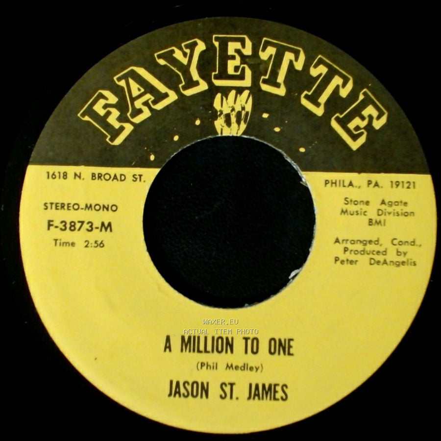 Jason St. James - A Million To One / I Should Care side A