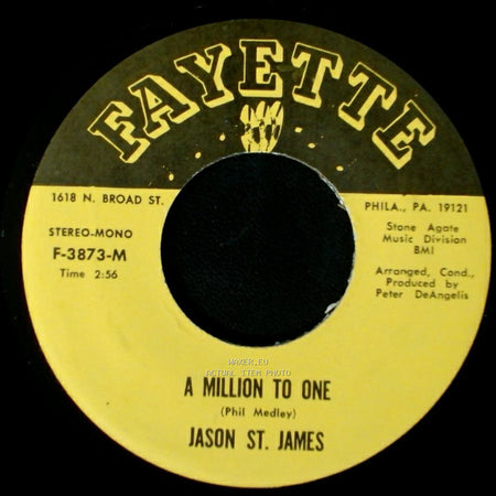 Jason St. James - A Million To One / I Should Care side A