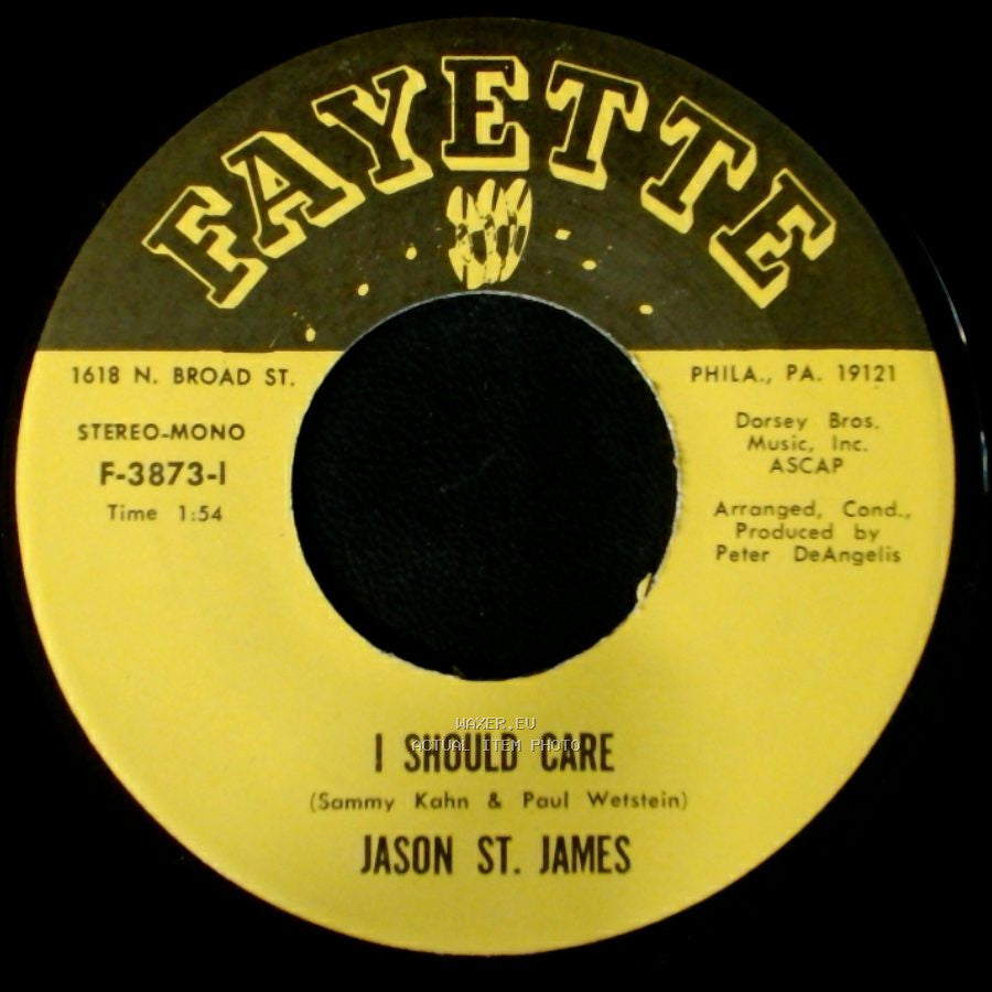 Jason St. James - A Million To One / I Should Care side B