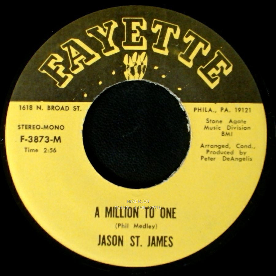 Jason St. James - A Million To One / I Should Care side A