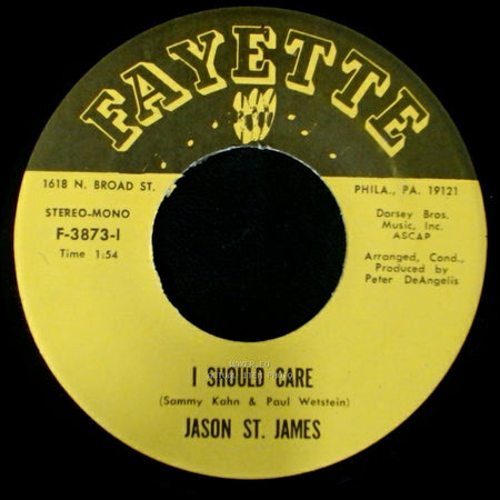 Jason St. James - A Million To One / I Should Care side B