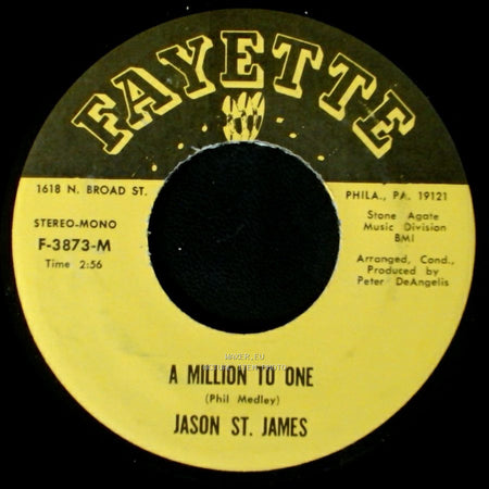 Jason St. James - A Million To One / I Should Care side A