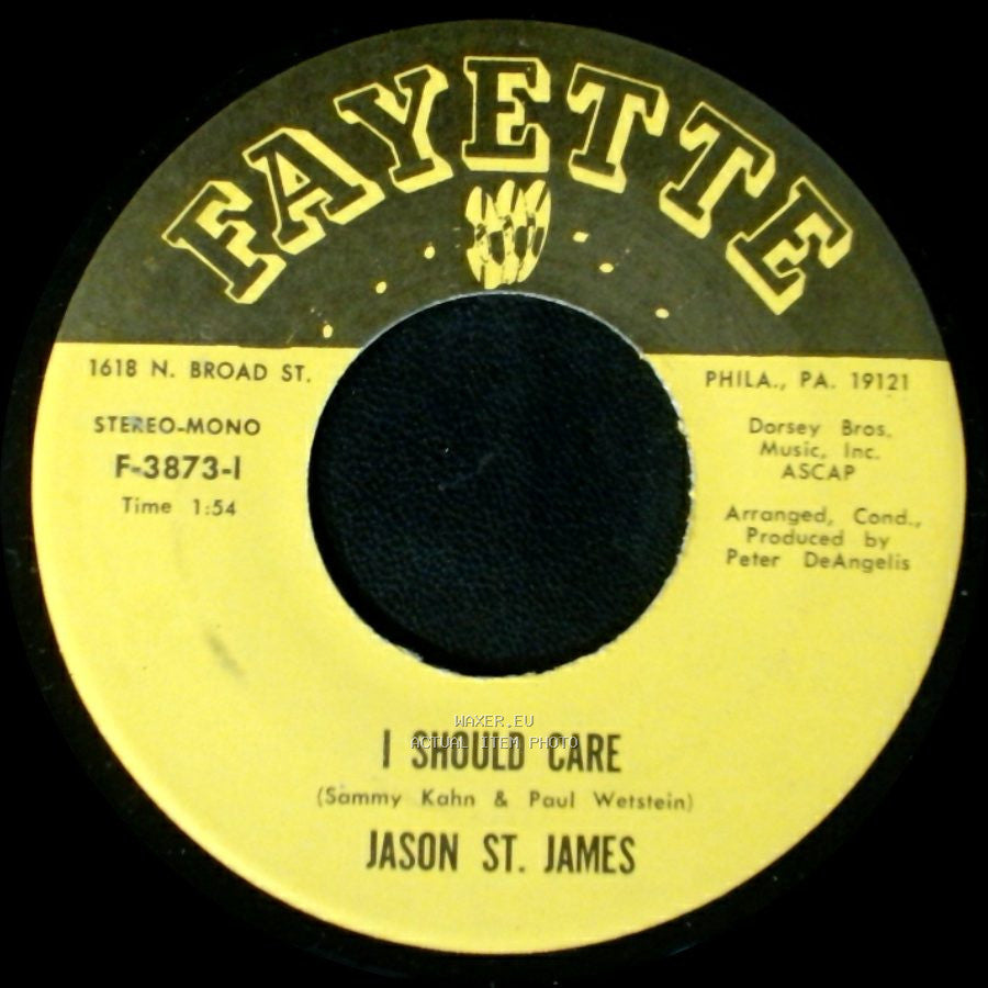 Jason St. James - I Should Care / A Million To One side A