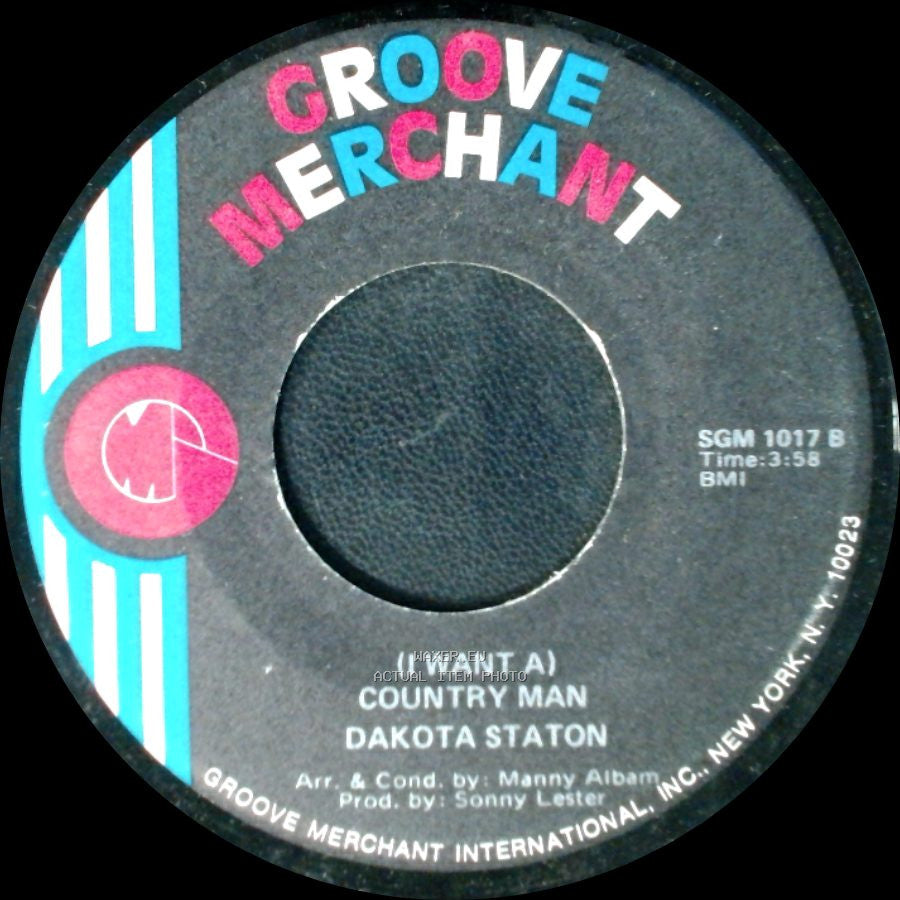 Dakota Staton - (I Want A) Country Man / I Love You More Than You'll Ever Know side B