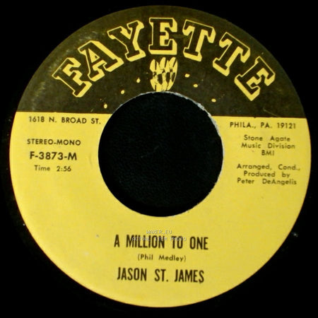 Jason St. James - A Million To One / I Should Care side A