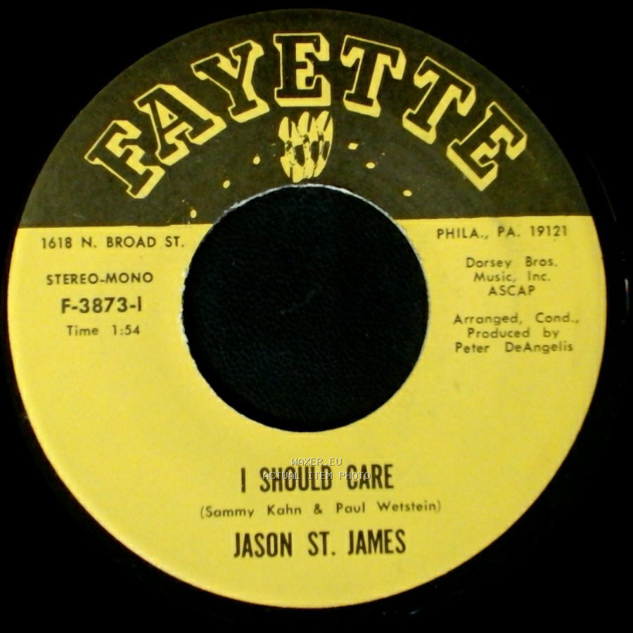 Jason St. James - A Million To One / I Should Care side B