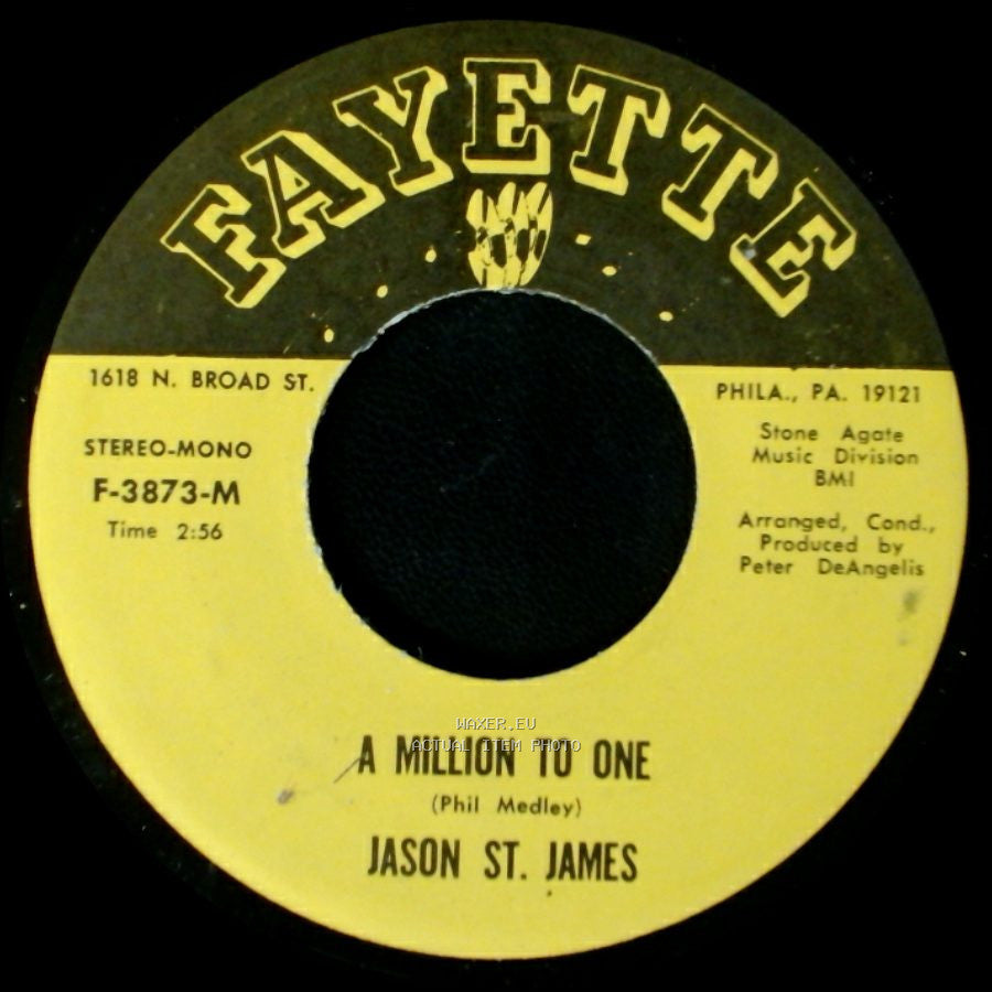 Jason St. James - A Million To One / I Should Care side A