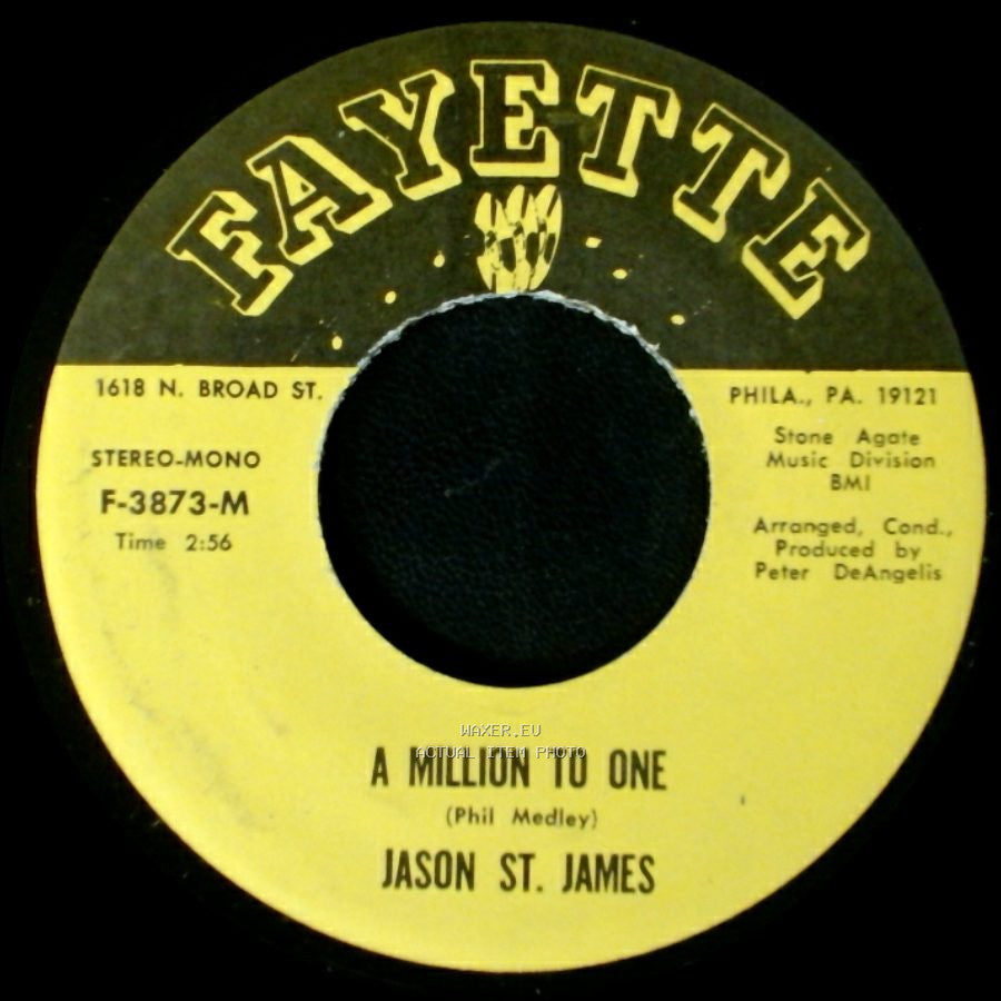 Jason St. James - A Million To One / I Should Care side A