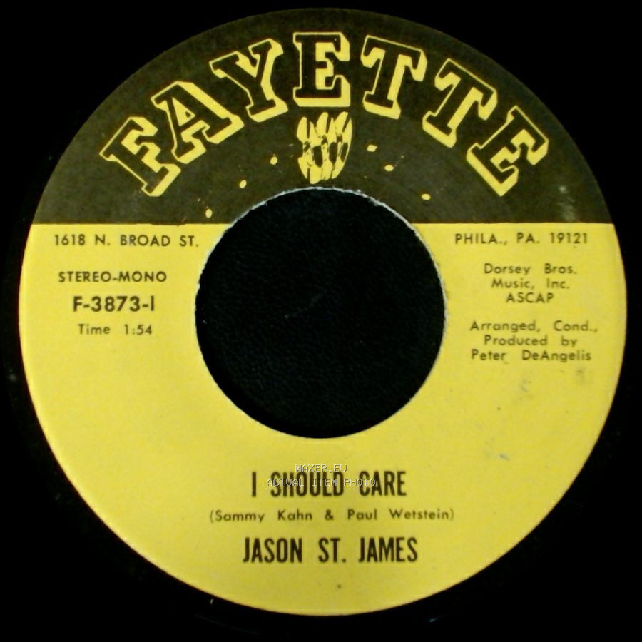 Jason St. James - A Million To One / I Should Care side B