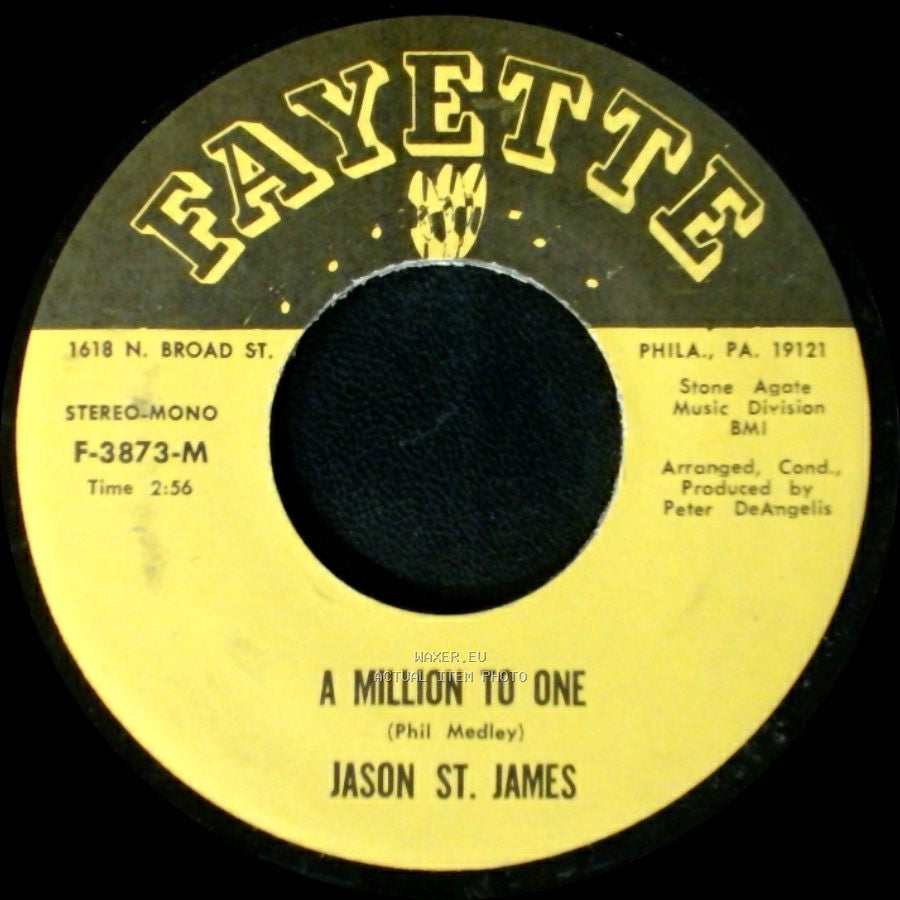 Jason St. James - I Should Care / A Million To One side B
